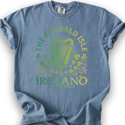 Ireland Erin Harp T-Shirt - Blue Jean
