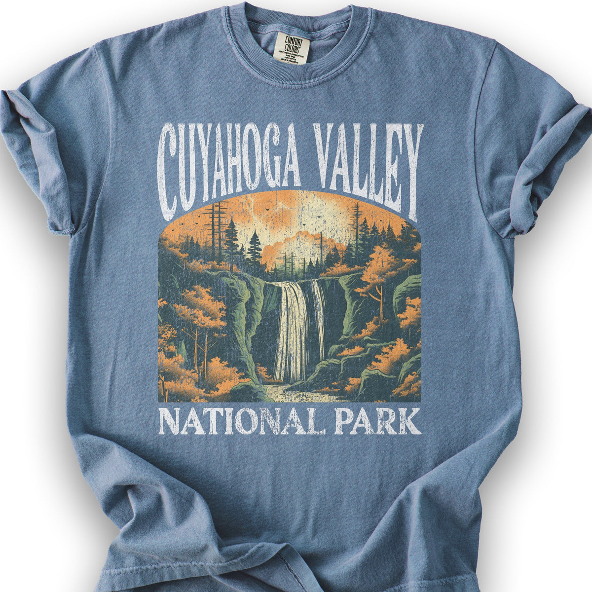 Cuyahoga Valley National Park "Big and Bold" T-Shirt - Blue Jean