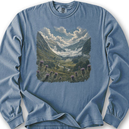 Alba Gu Bràth Glencoe Long Sleeve Shirt - Blue Jean