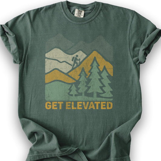 Get Elevated T-Shirt - Blue Spruce