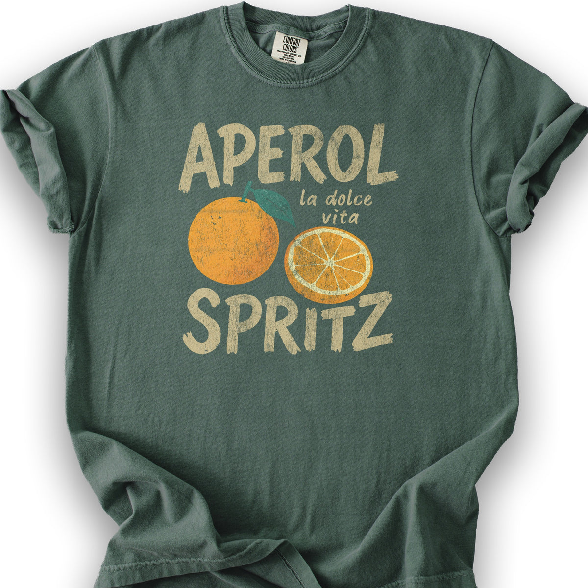Aprel Spritz La Dolca Vita T-Shirt - Blue Spruce