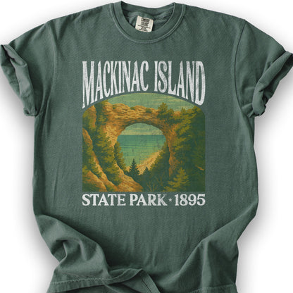 Mackinac Island State Park "Big and Bold" T-Shirt - Blue Spruce