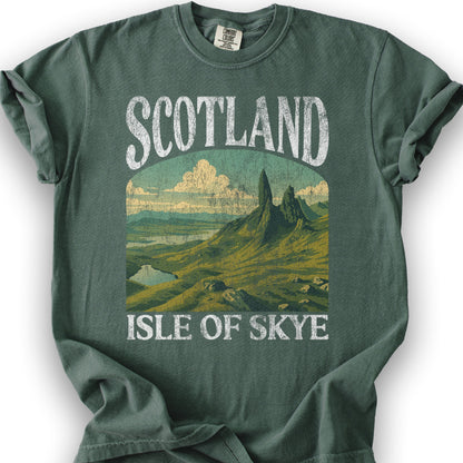 Scotland Isle of Skye "Big & Bold" T-Shirt - Blue Spruce