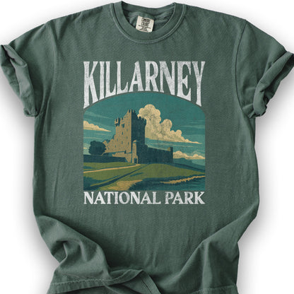 Killarney National Park "Big and Bold" T-Shirt - Blue Spruce