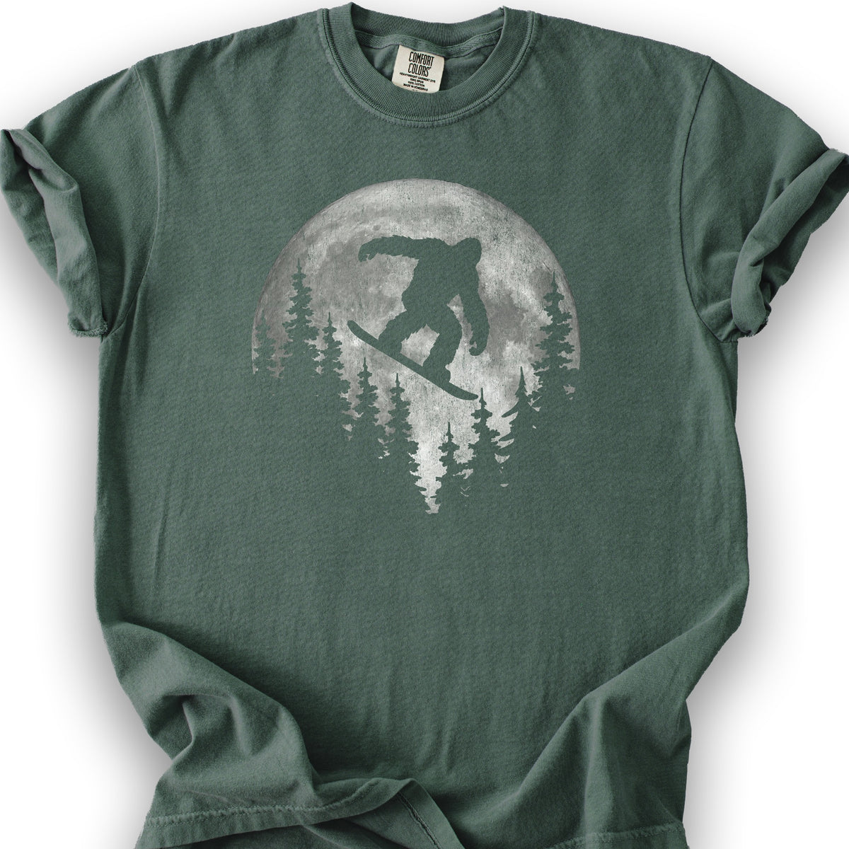 Bigfoot Snowboard T-shirt - Blue Spruce