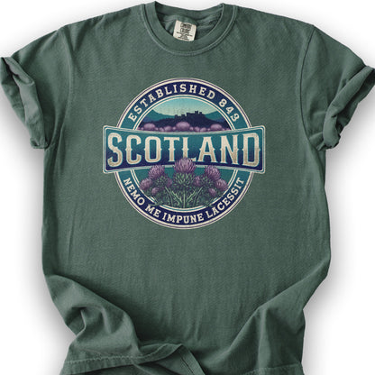 Scotland Badge T-shirt - Blue Spruce