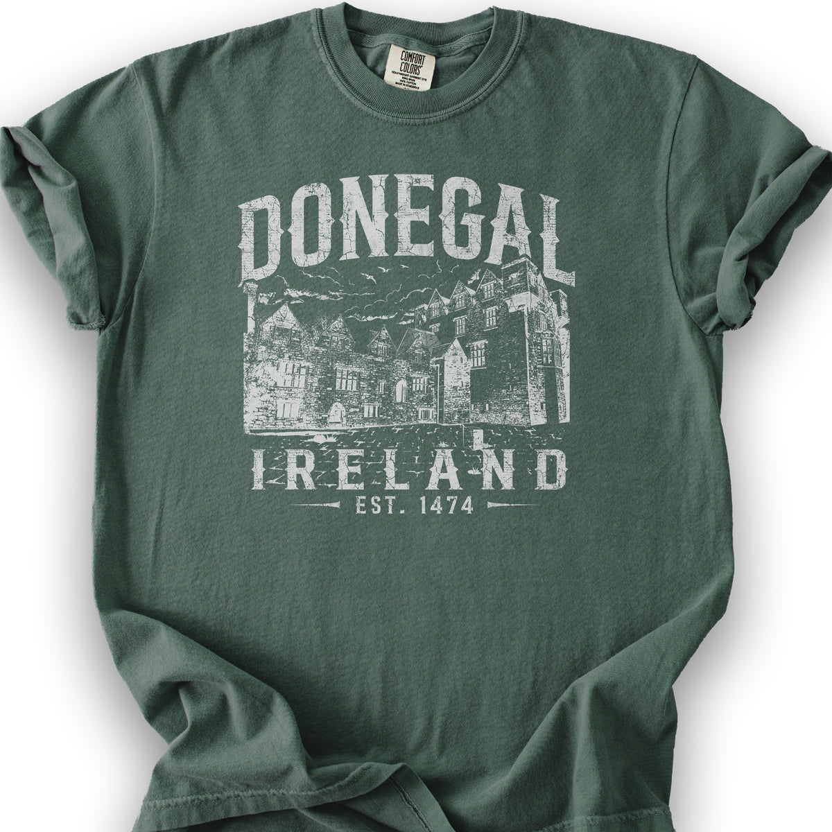 Donegal Ireland Sketch T-Shirt - Blue Spruce