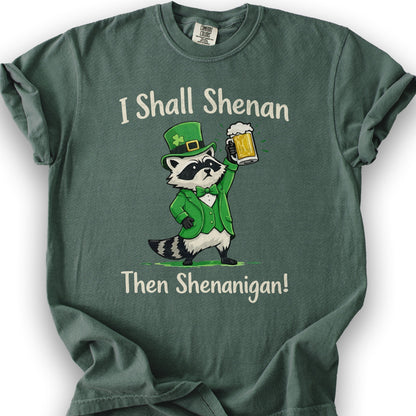 I Shall Shenan Irish T-Shirt - Blue Spruce