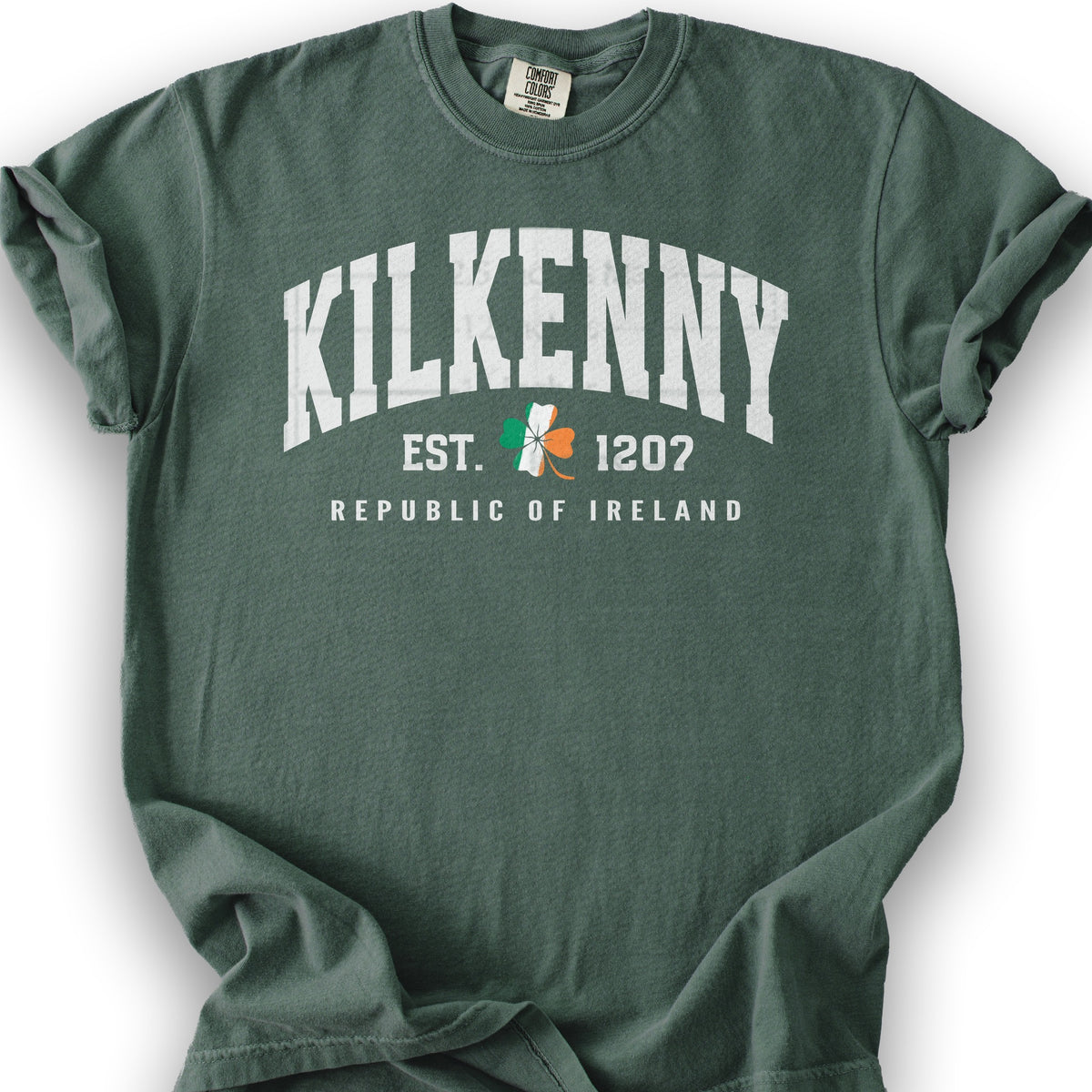 Kilkenny Varsity Flag T-Shirt - Blue Spruce