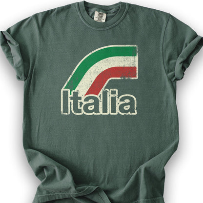 Italia Stripes T-Shirt - Blue Spruce