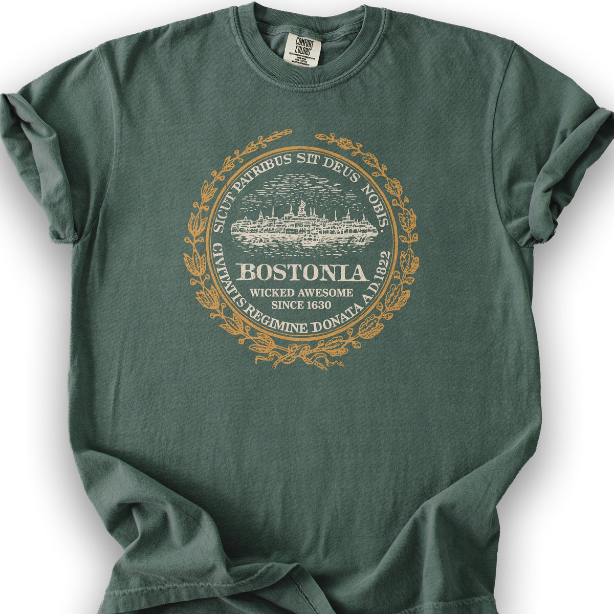 Bostonia Wicked Awesome T-Shirt - Blue Spruce