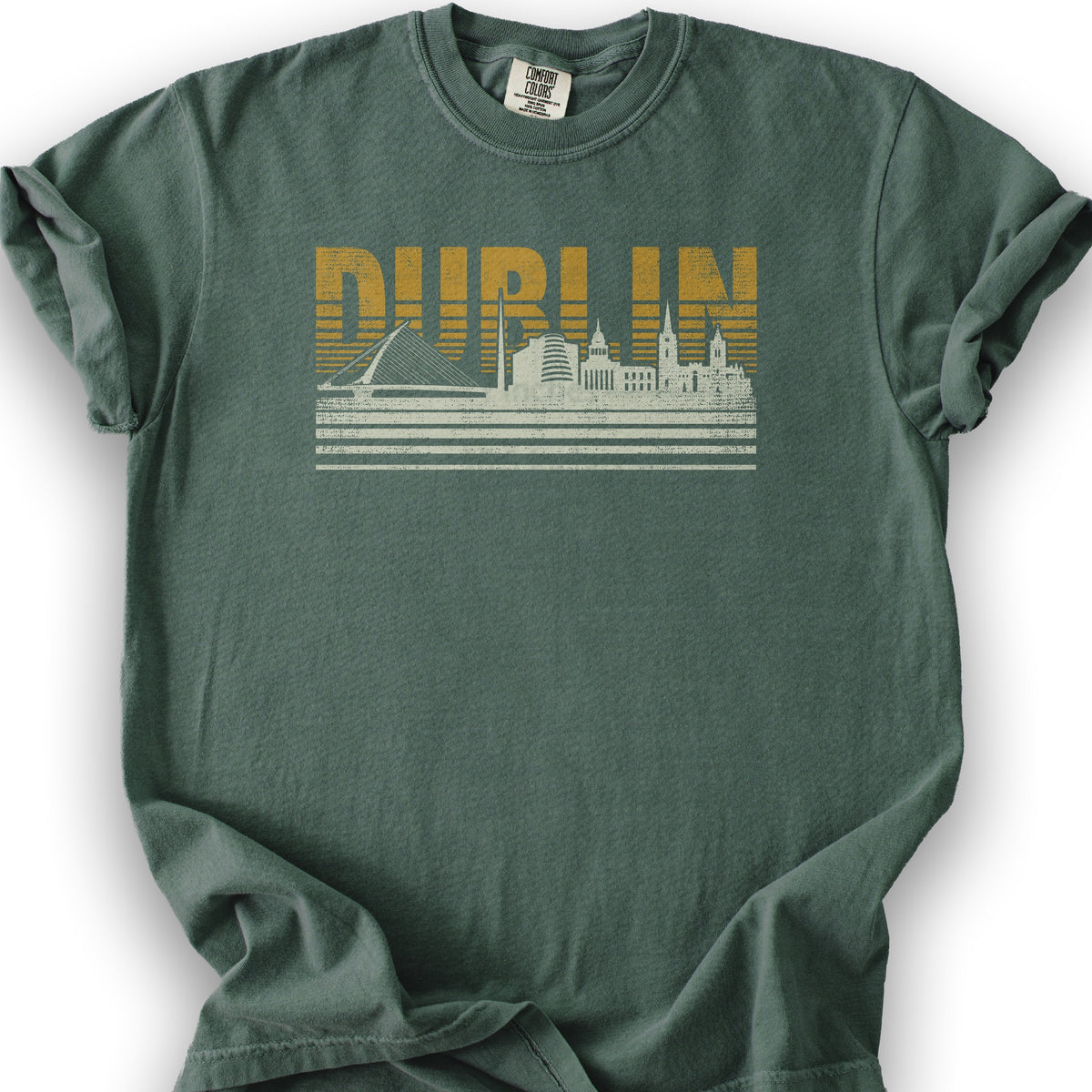 Dublin Stripes T-Shirt - Blue Spruce