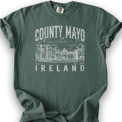 County Mayo Ireland T-Shirt - Blue Spruce