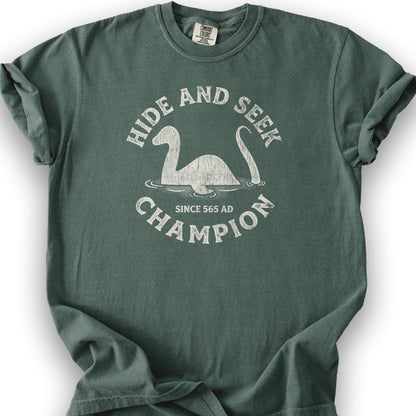 Hide and Seek T-Shirt - Blue Spruce