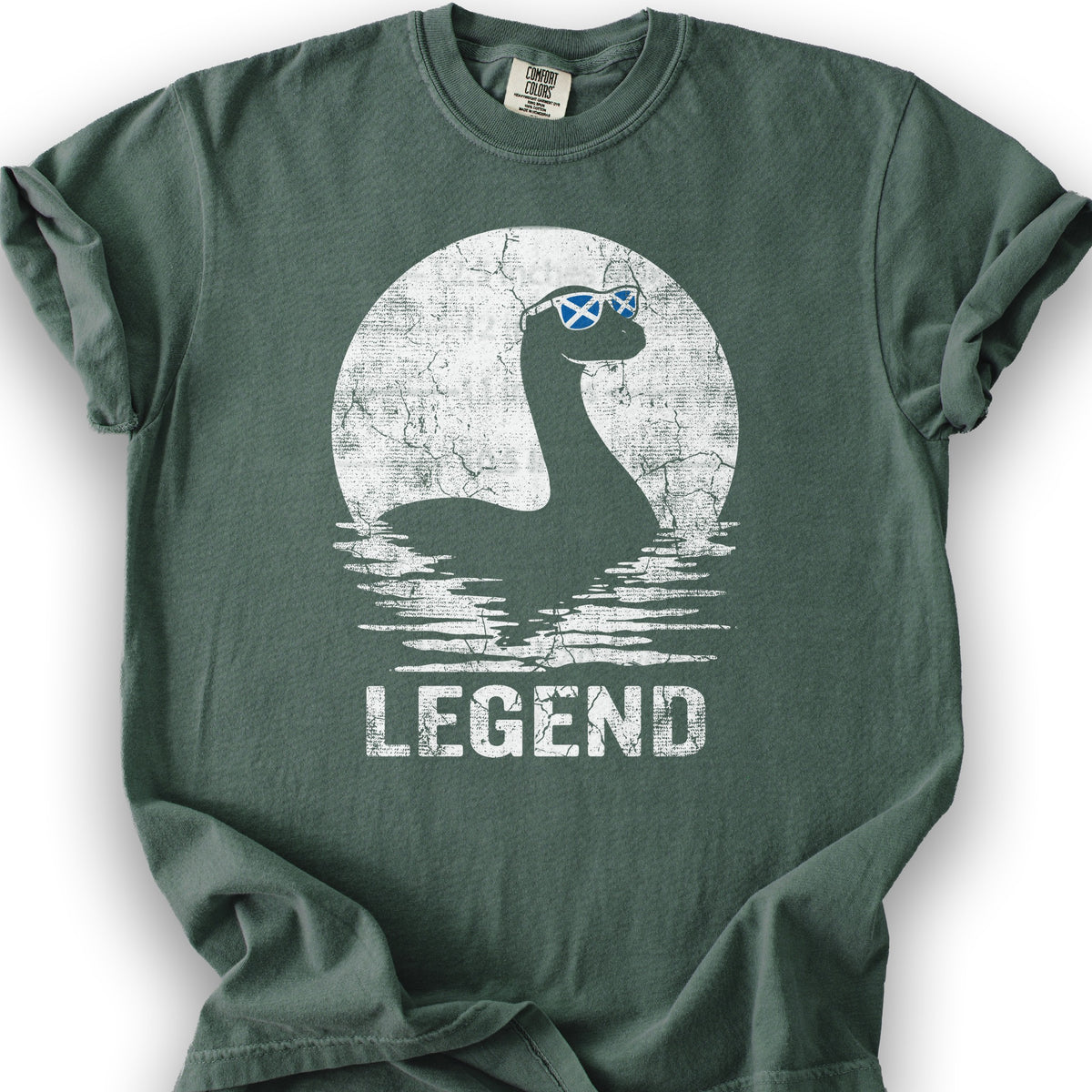 Legend Nessie Sunglasses T-Shirt - Blue Spruce