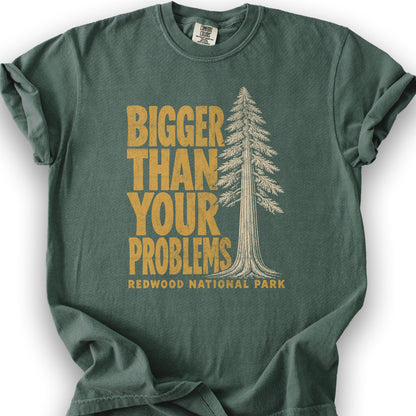 Redwood Bigger Problems T-Shirt - Blue Spruce