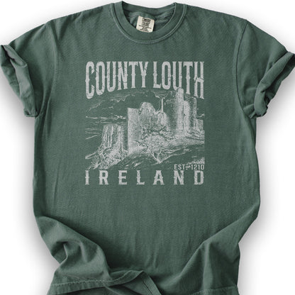 County Louth Ireland T-Shirt - Blue Spruce