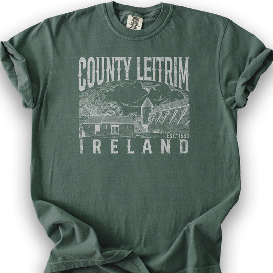 County Leitrim T-Shirt - Blue Spruce