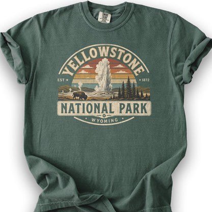 Yellowstone Medallion T-Shirt - Blue Spruce