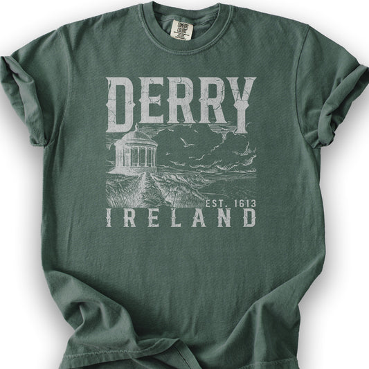 Derry Ireland T-Shirt - Blue Spruce