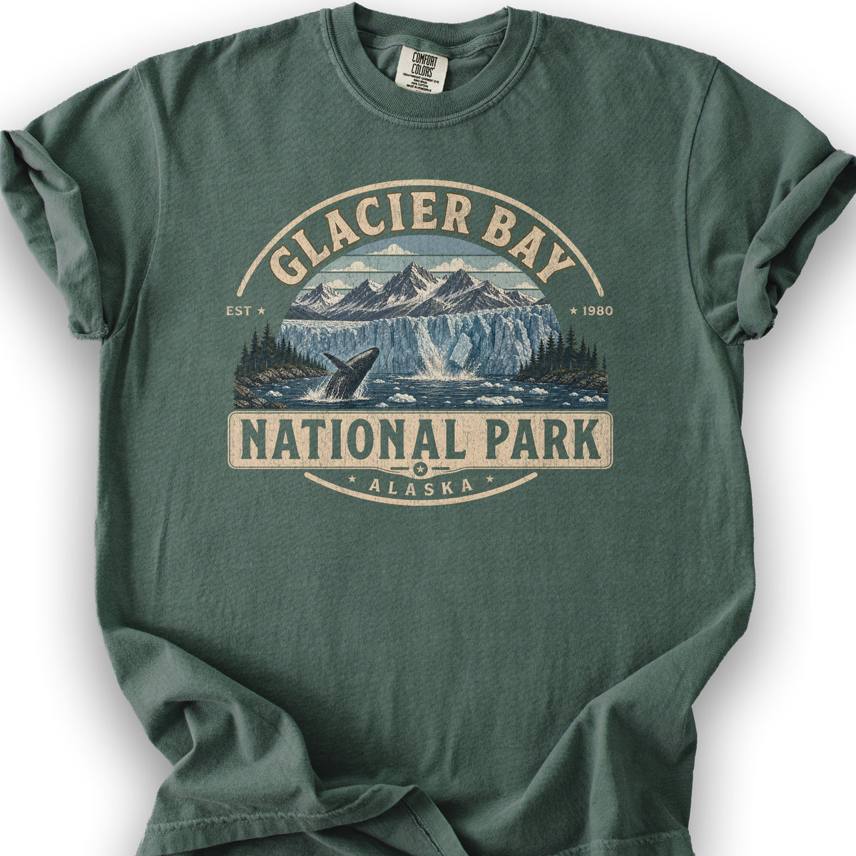 Glacier Bay Medallion T-Shirt - Blue Spruce