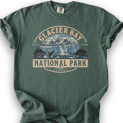 Glacier Bay Medallion T-Shirt - Blue Spruce