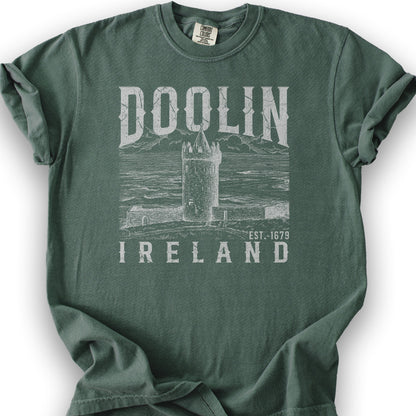 Doolin Ireland Sketch T-Shirt - Blue Spruce