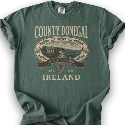 County Donegal Heritage T-Shirt - Blue Spruce