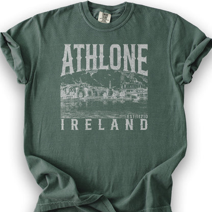 Athlone Ireland Sketch T-Shirt - Blue Spruce