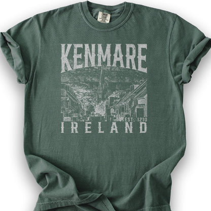 Kenmare Ireland Sketch T-Shirt - Blue Spruce