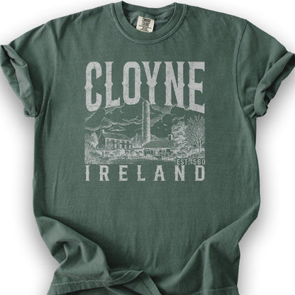 Cloyne Ireland Sketch T-Shirt - Blue Spruce