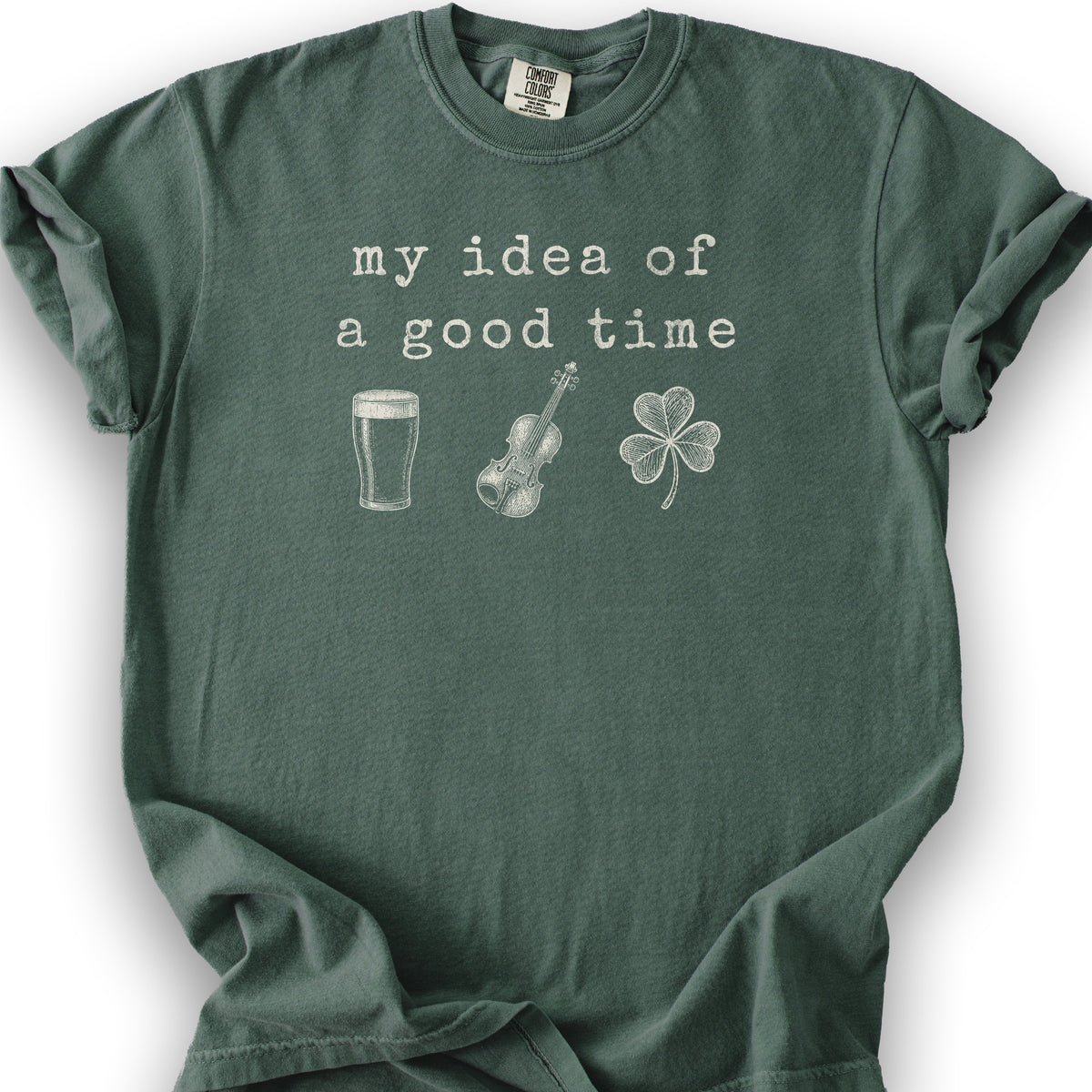 Irish Good Time T-Shirt - Blue Spruce