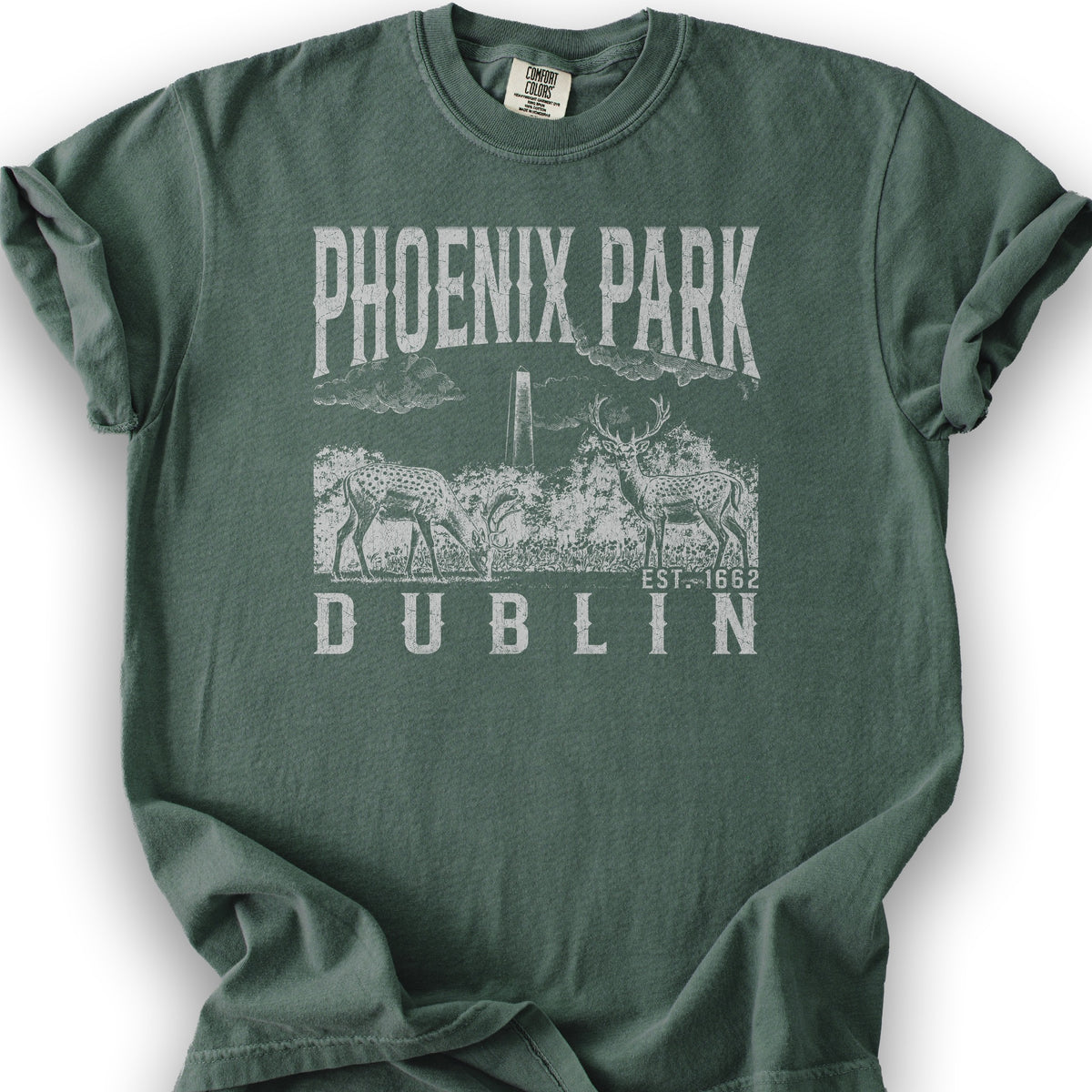 Phoenix Park Dublin T-Shirt - Blue Spruce