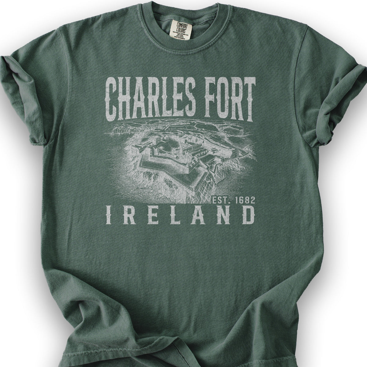 Charles Fort Ireland T-Shirt - Blue Spruce