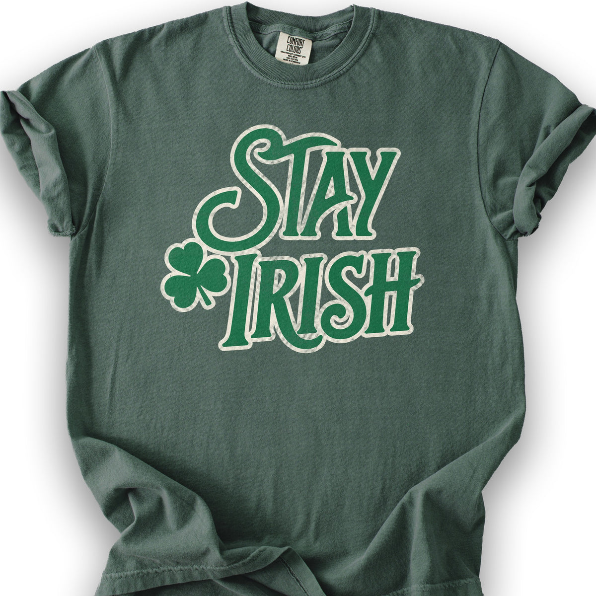 Stay Irish T-Shirt - Blue Spruce