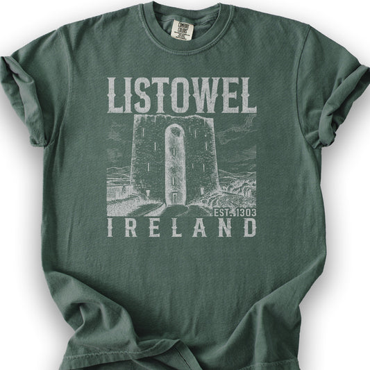 Listowel Ireland Sketch T-Shirt - Blue Spruce