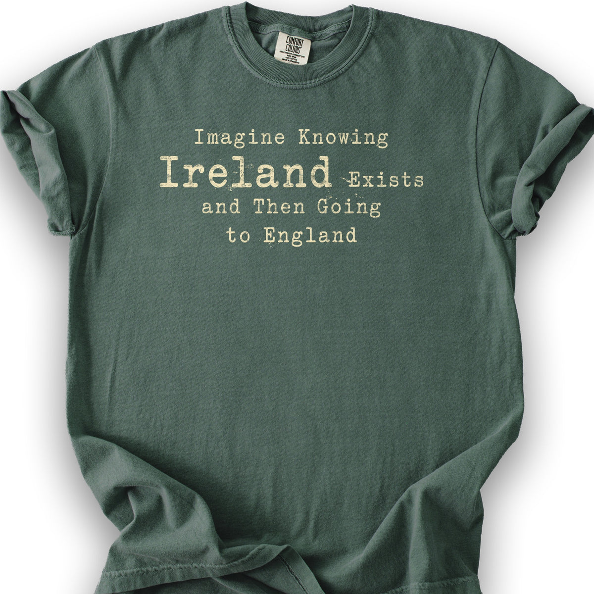 Ireland Exists T-Shirt - Blue Spruce