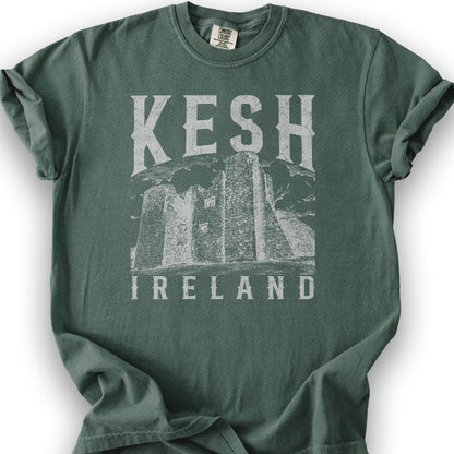 Kesh Ireland Sketch T-Shirt - Blue Spruce