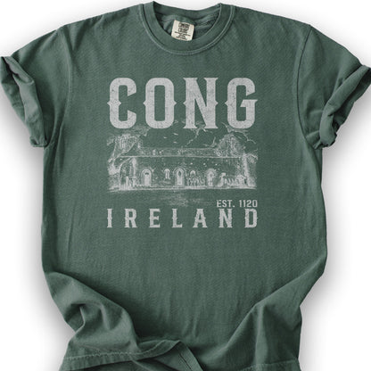 Cong Ireland Sketch T-Shirt - Blue Spruce