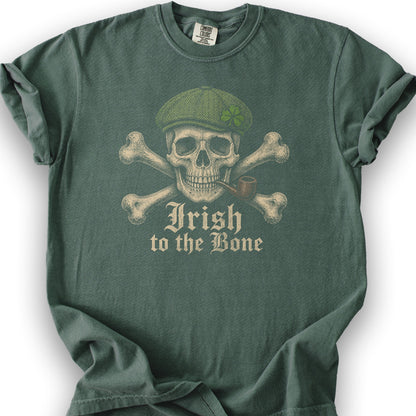 Irish Crossbones T-Shirt - Blue Spruce
