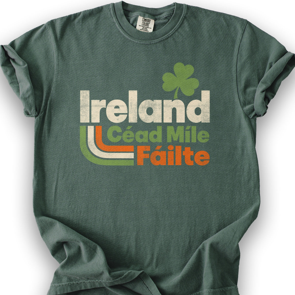 Ireland 70's Throwback T-Shirt - Blue Spruce