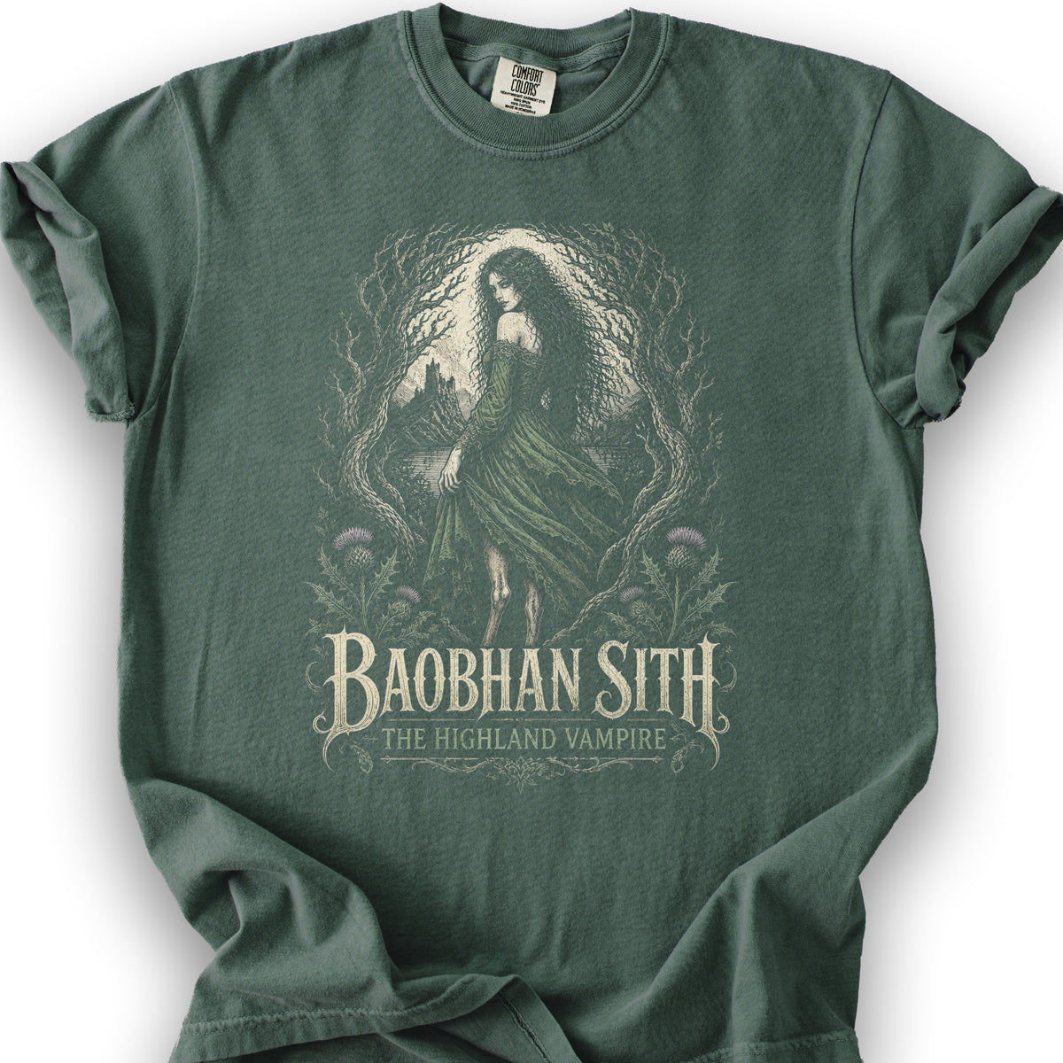 Baobhan Sith Vampire T-Shirt - Blue Spruce