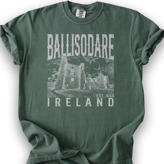 Ballisodare Ireland Sketch T-Shirt - Blue Spruce
