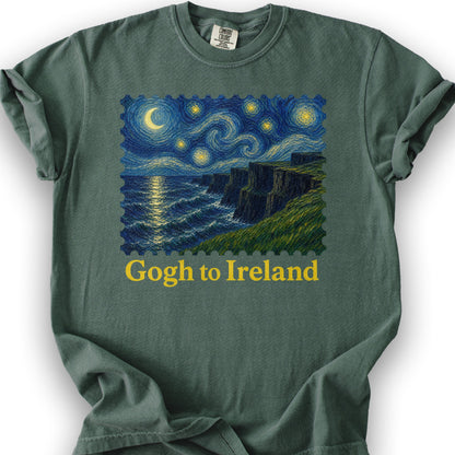 Gogh To Ireland T-Shirt - Blue Spruce