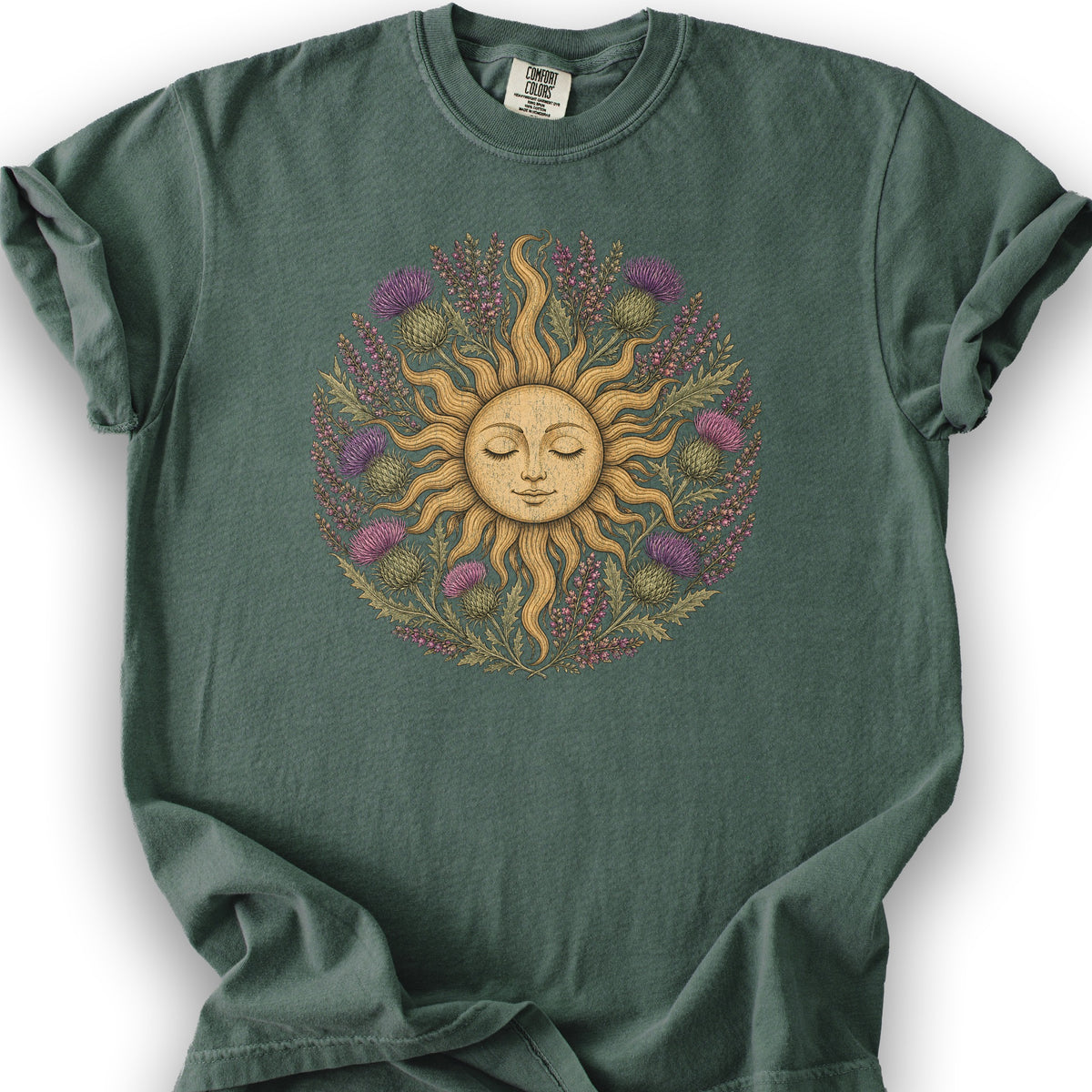 Thistle Celestial Sun T-Shirt - Blue Spruce