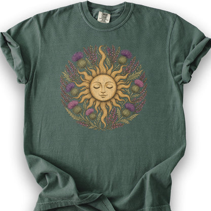Thistle Celestial Sun T-Shirt - Blue Spruce