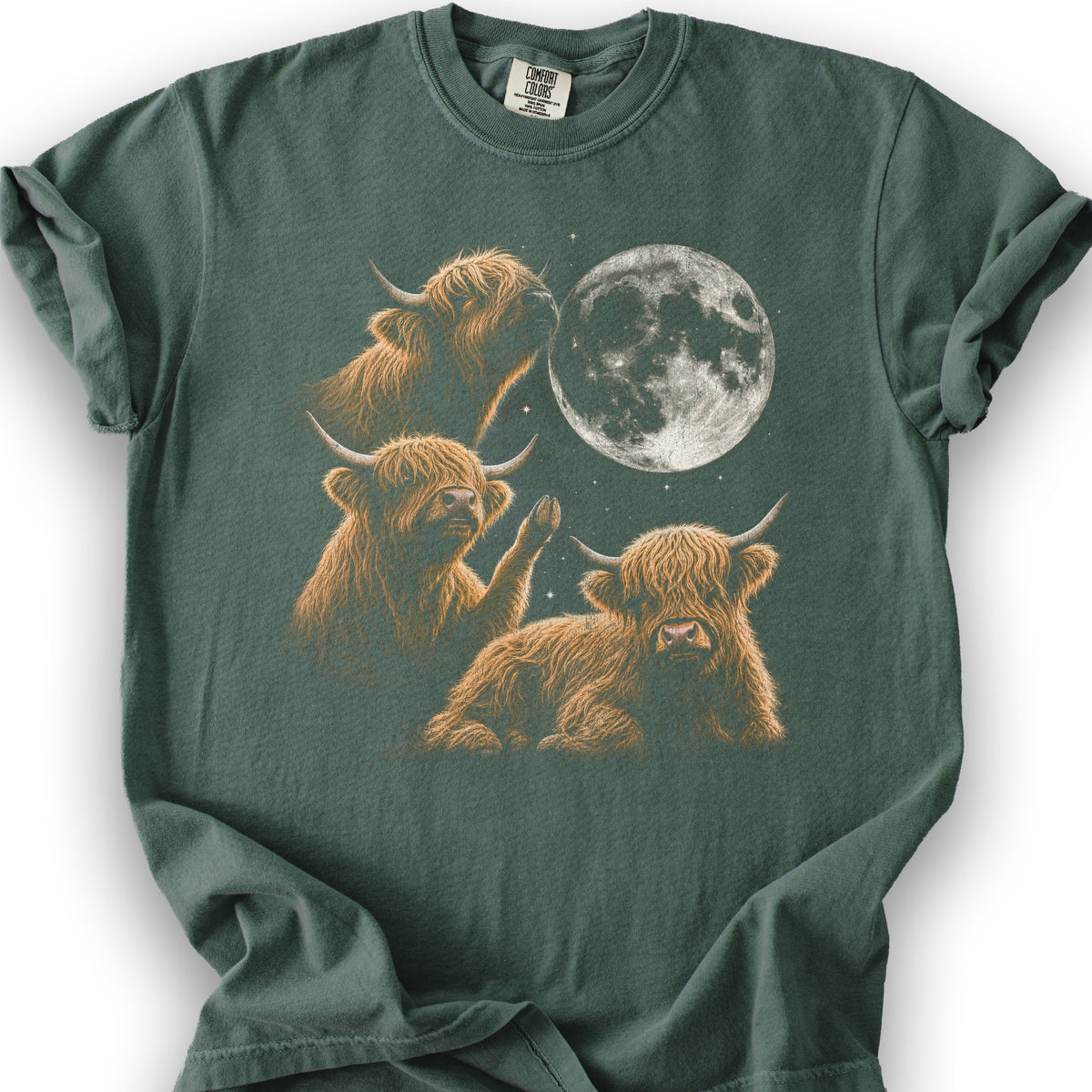 Midnight Coos Throwback T-Shirt - Blue Spruce