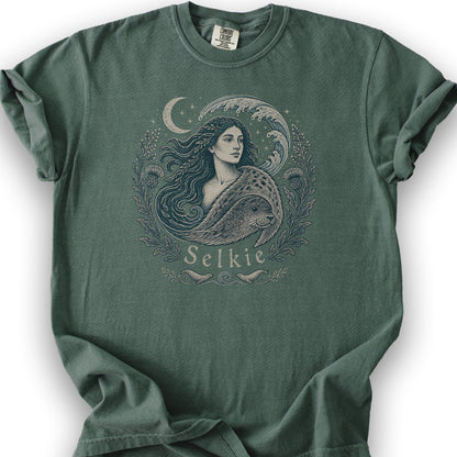 Moonlit Selkie T-Shirt - Blue Spruce