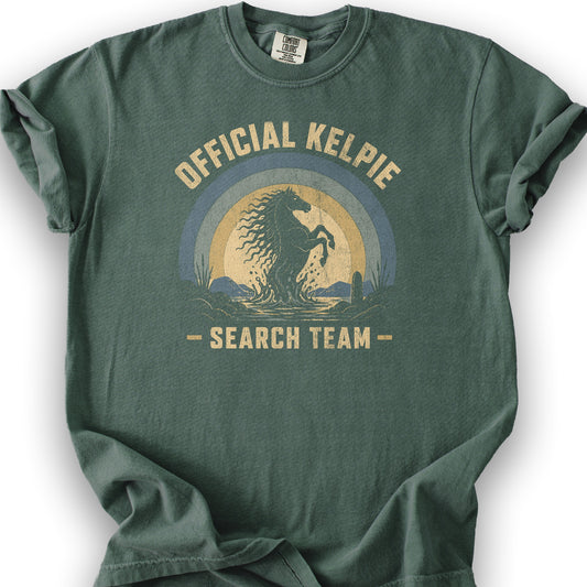 Kelpie Search Team T-Shirt - Blue Spruce
