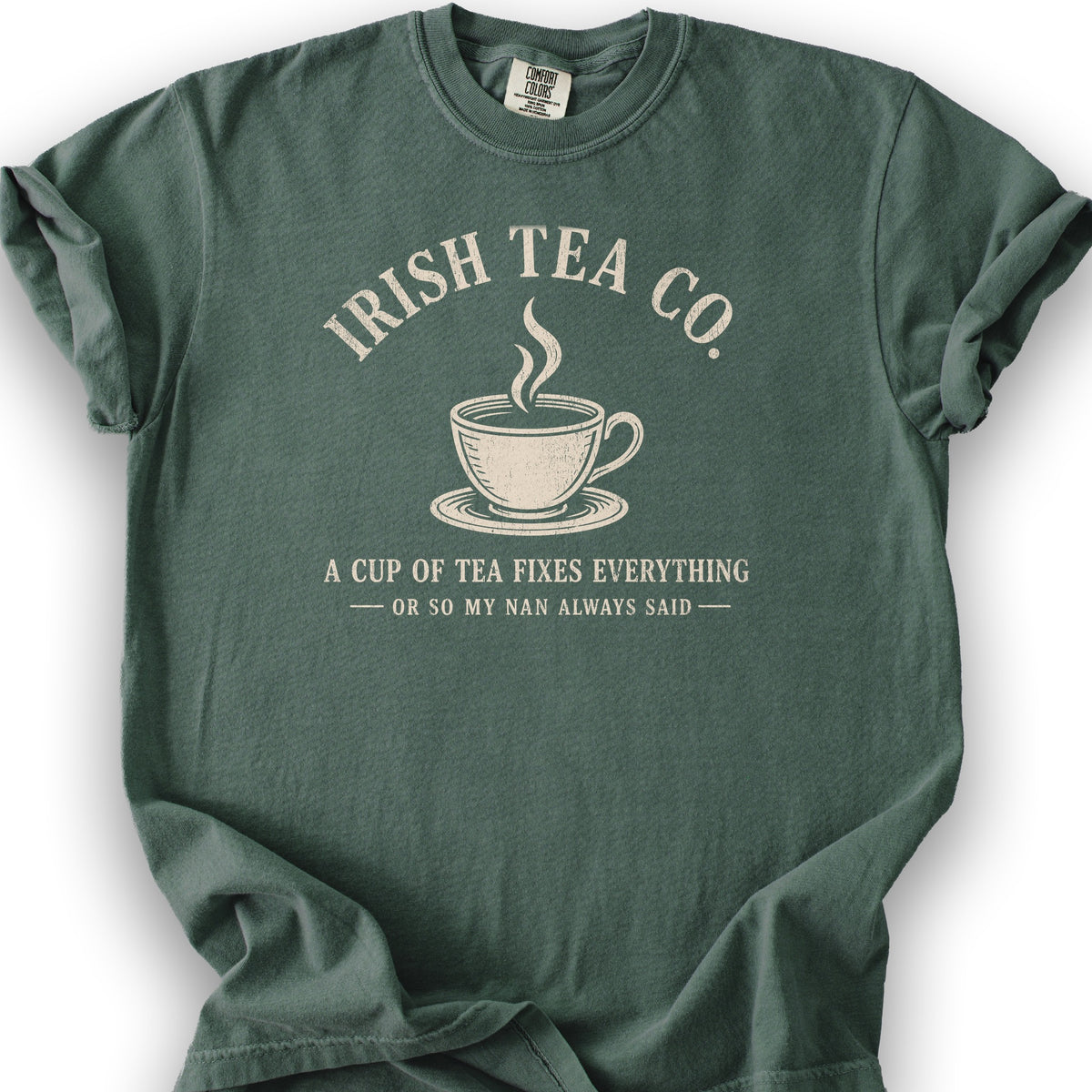 Irish Tea Company T-Shirt - Blue Spruce